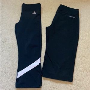 FINAL👈 Lot of 2 women’s active pants S adidas